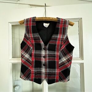 VINTAGE Tartan Vest